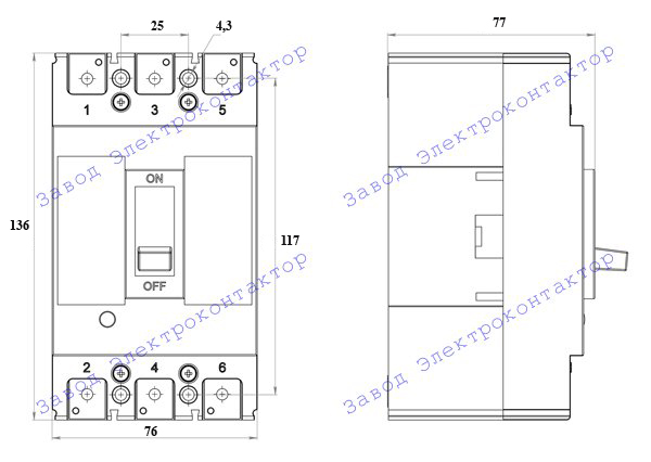 Внешний вид, габаритные, установочные и присоединительные размеры автоматического переключателя АП-50 Б АЕ 6,3 А Внешний вид, габаритные, установочные и присоединительные размеры автоматического переключателя АП-50 Б АЕ 6,3 А